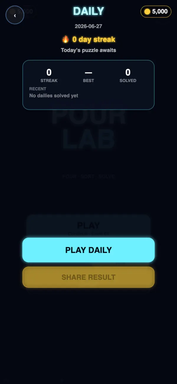 Pour Lab: Liquid Sort