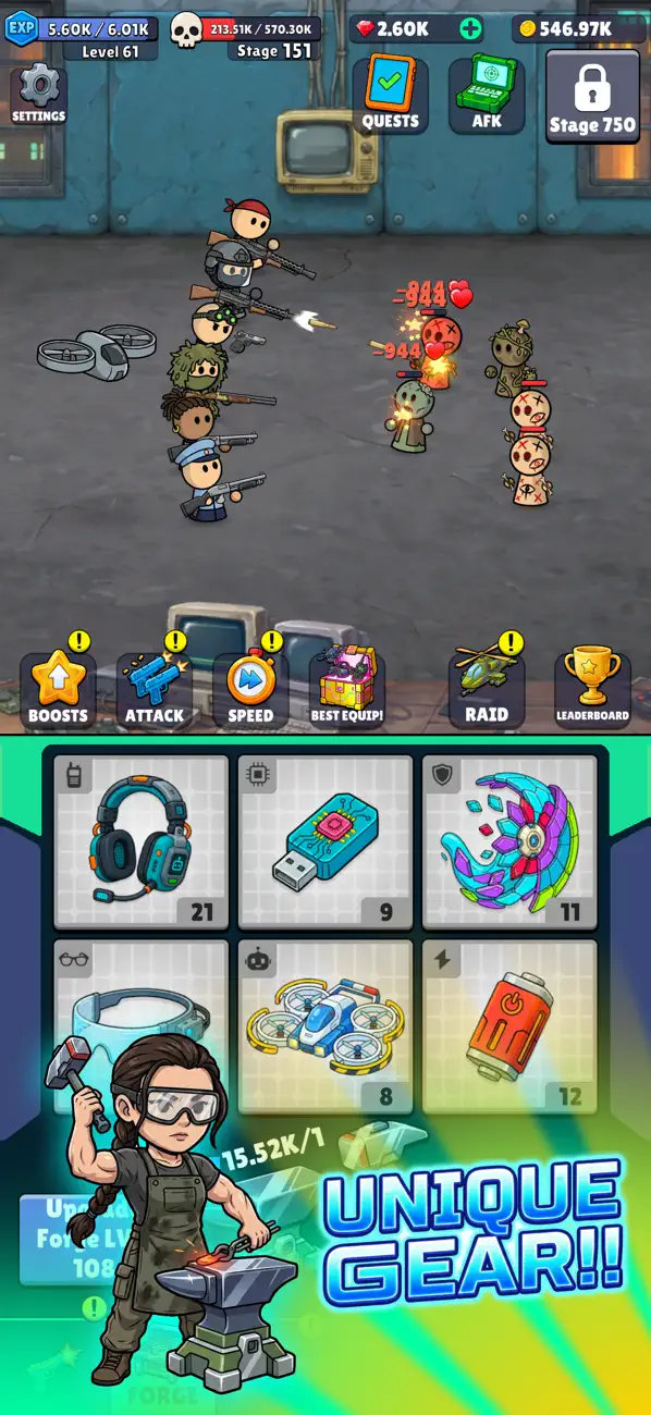 Idle Squad Tactics