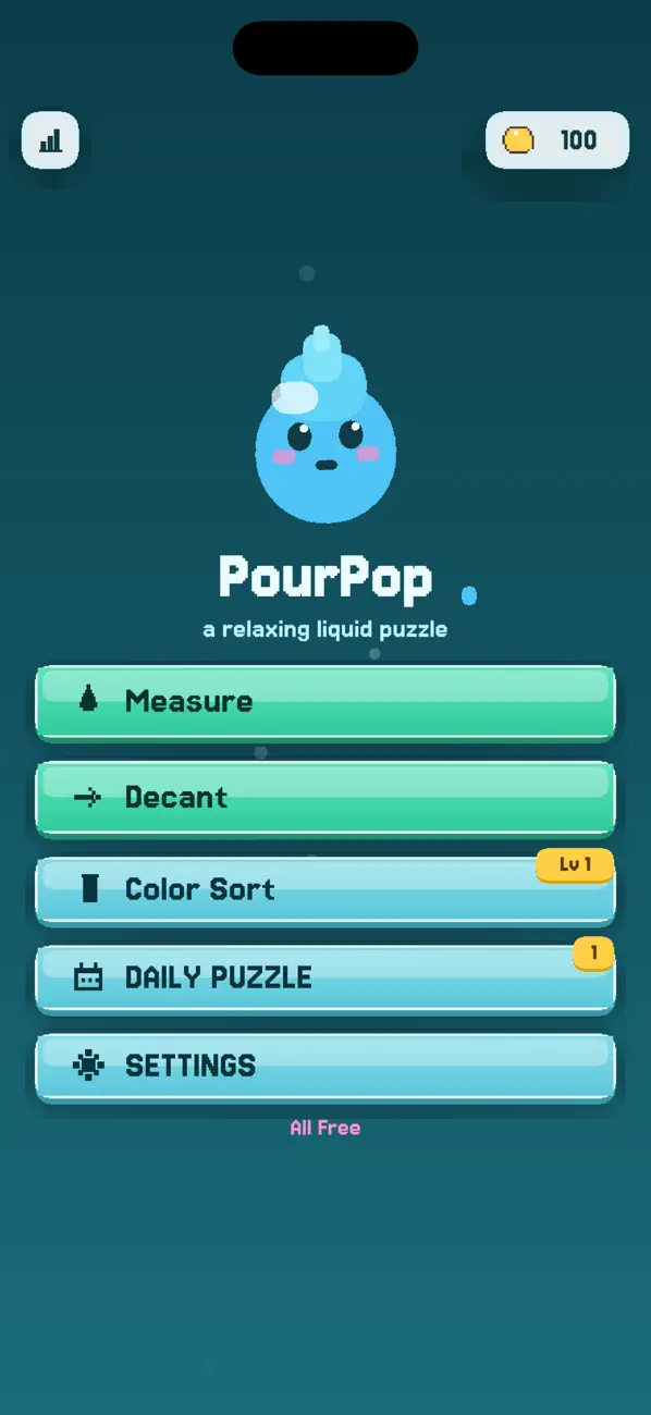 PourPop: Water Puzzle