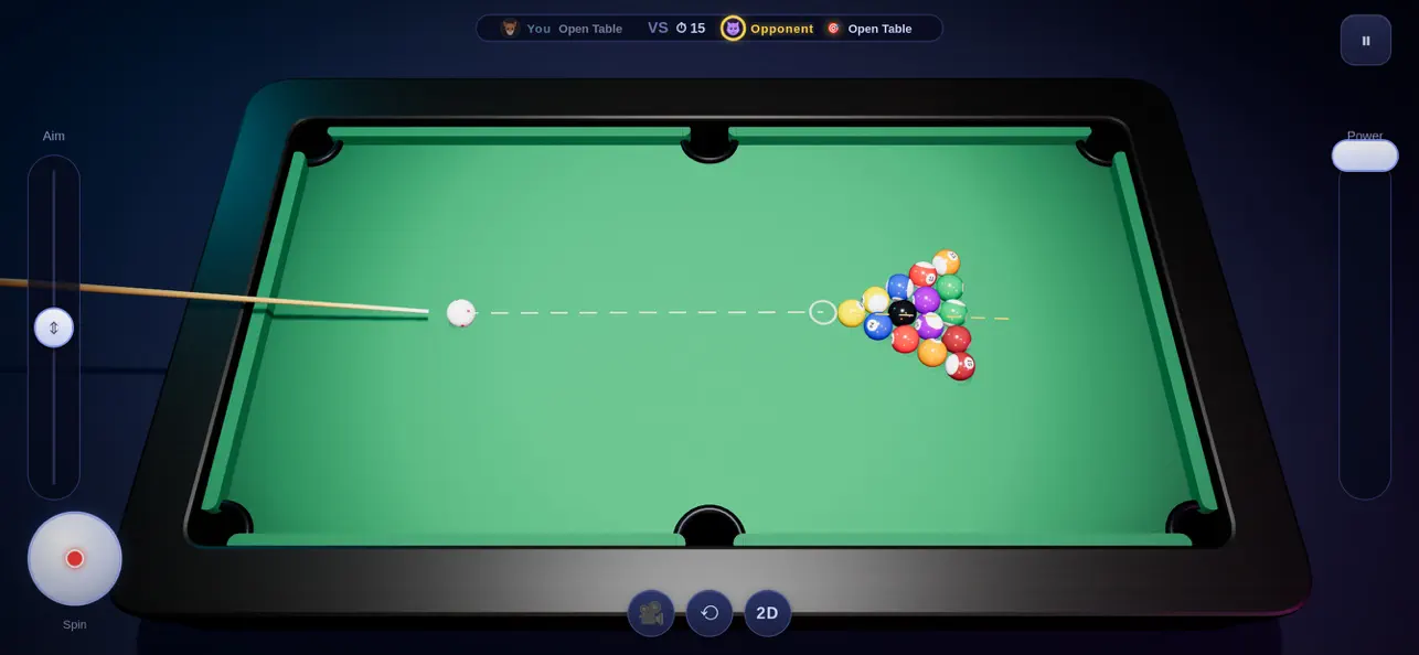 Neon Pool Ball City-3D Game