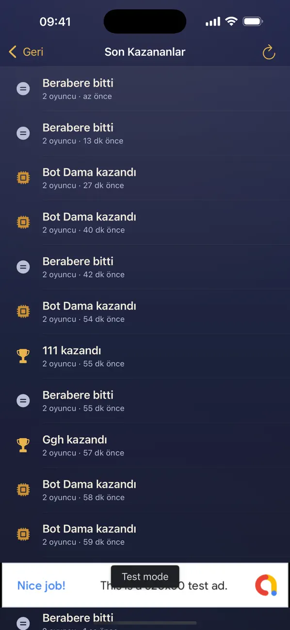 Dama - Online Türk Daması