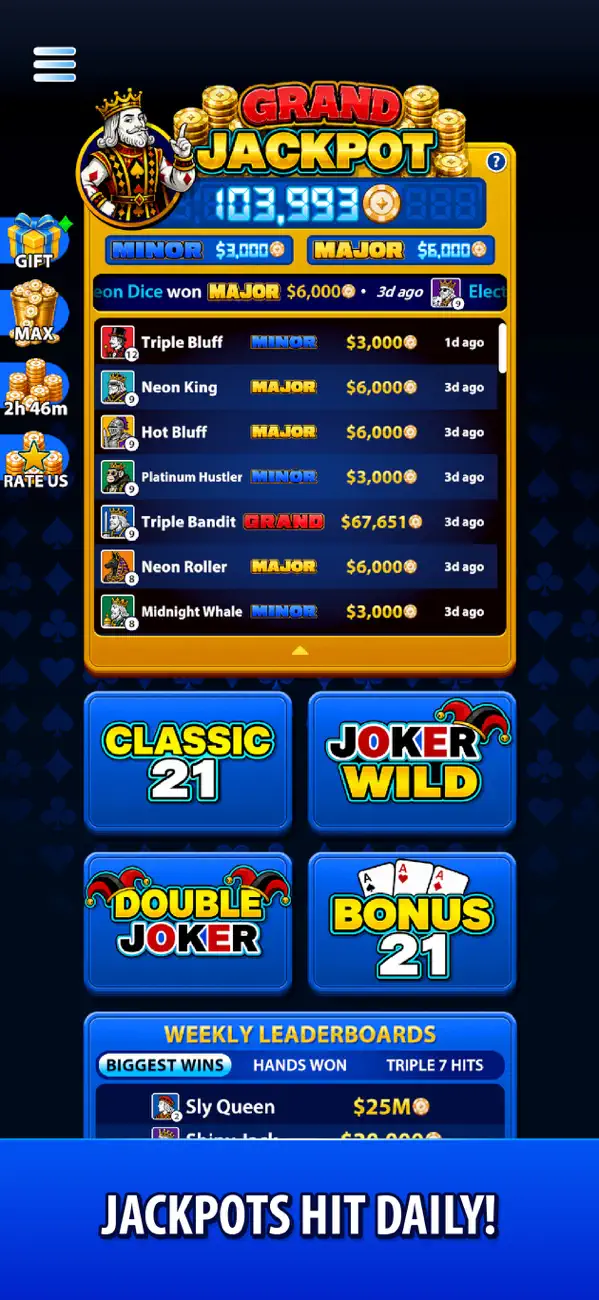 Blackjack Hold - Video Poker