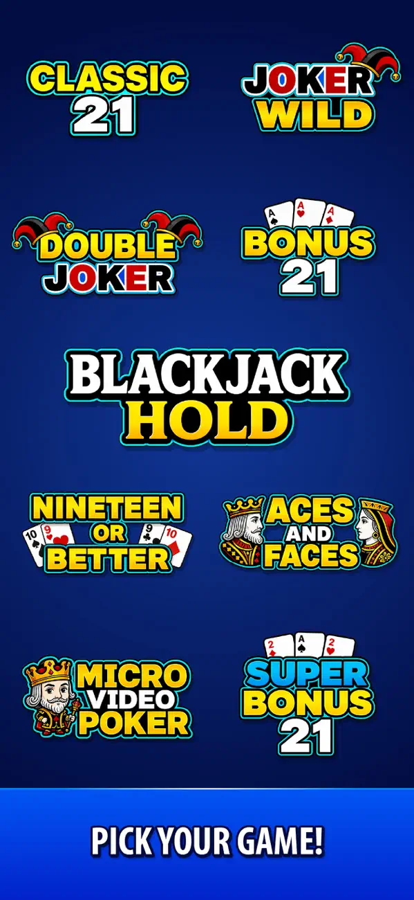 Blackjack Hold - Video Poker