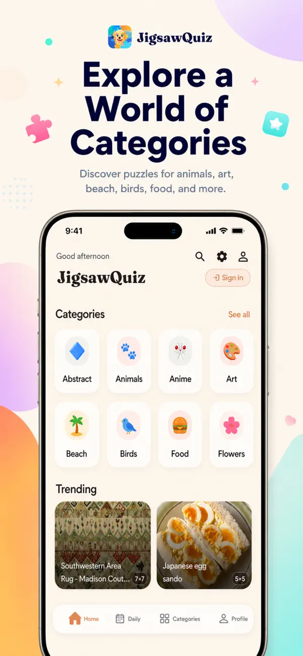 Jigsaw Quiz: Picture Puzzle