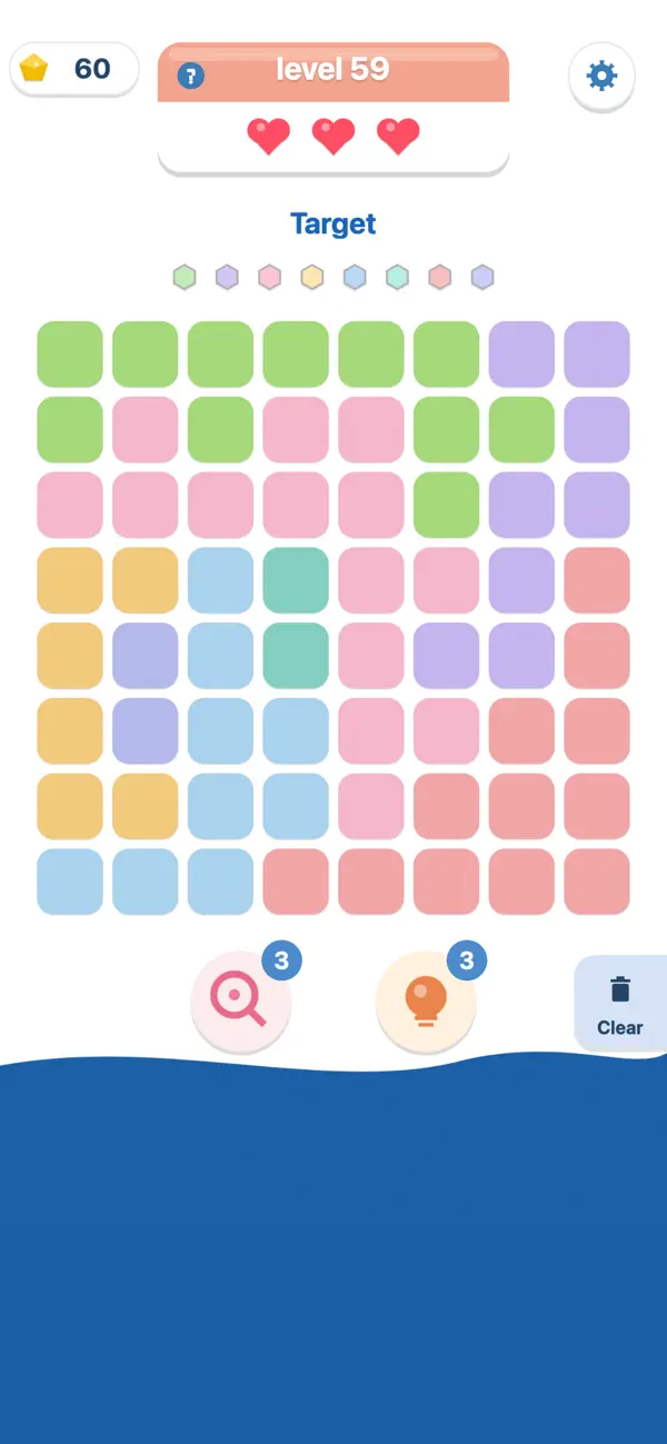 Gem Finder - Board Puzzle