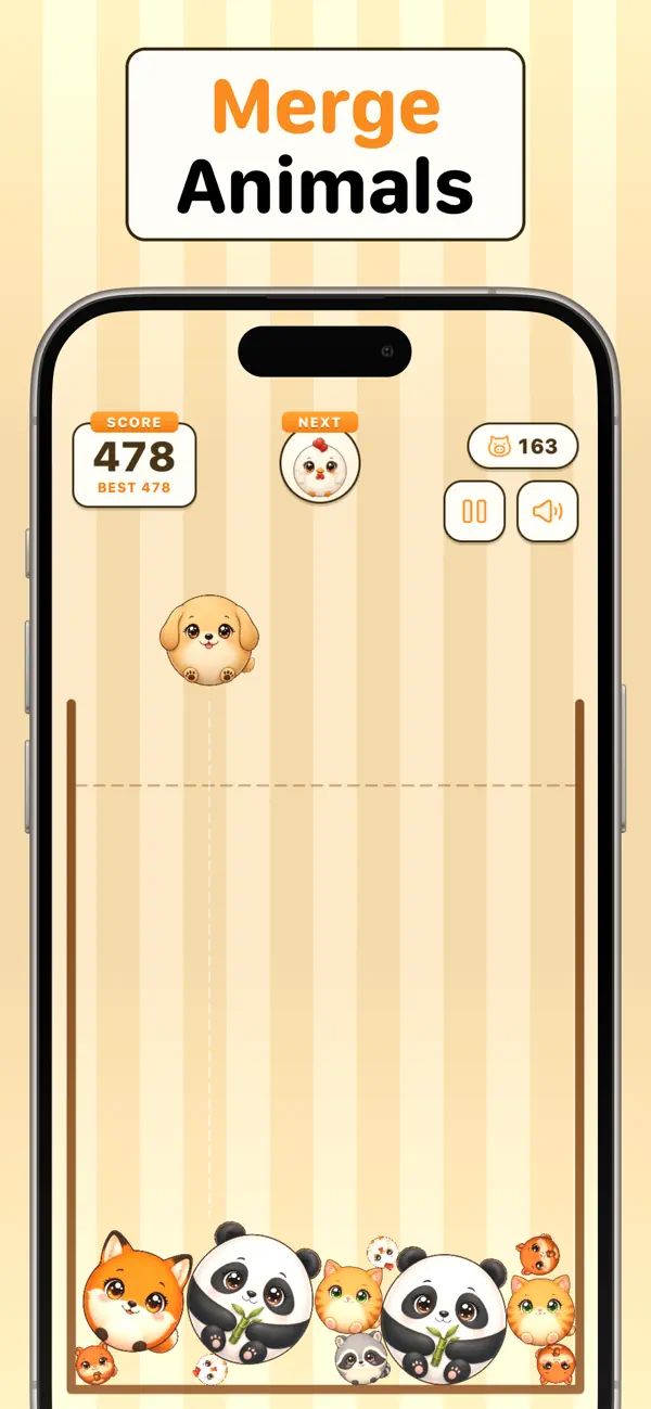 Animal Merge: Drop & Merge