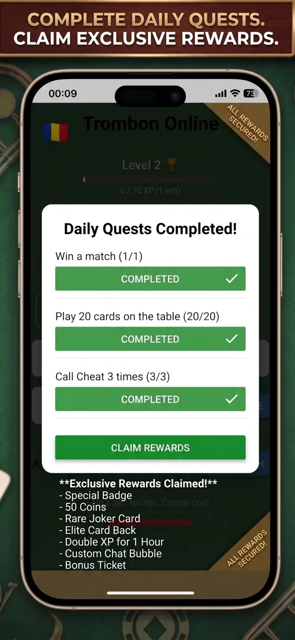Cheat - Trombon Card Game