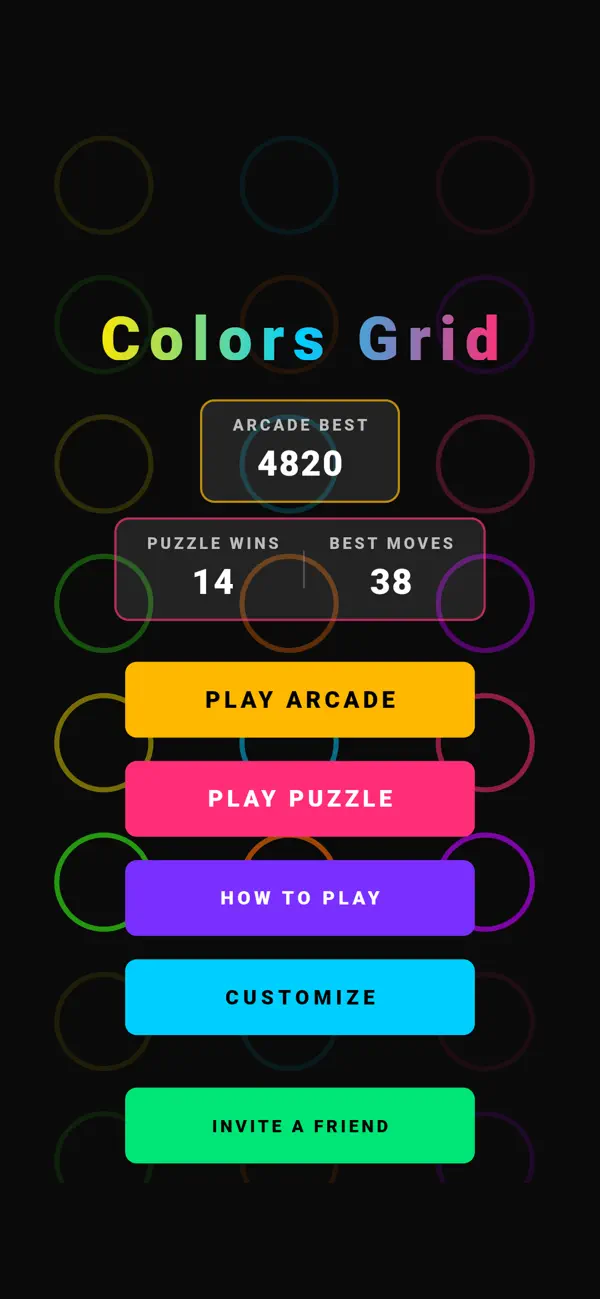 Colors Grid: Arcade & Puzzle