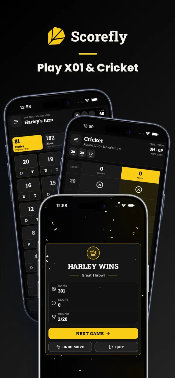 Scorefly | Fast Darts Scoring