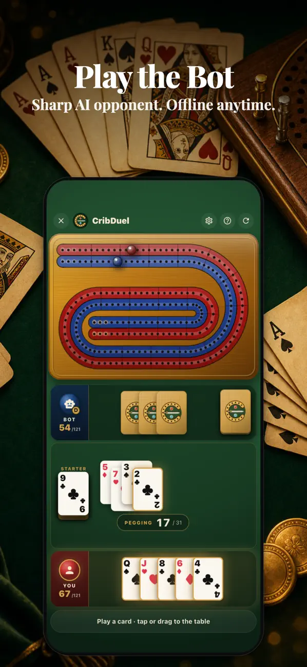 CribDuel: Cribbage 1v1