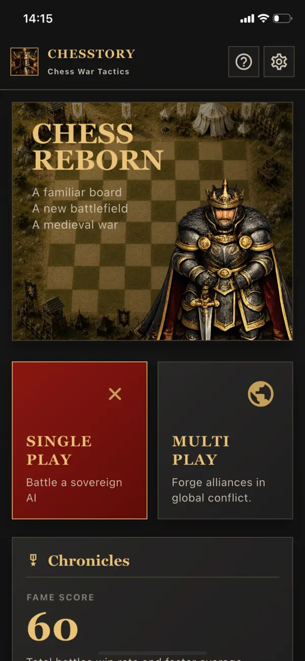 Chesstory - Chess War Tactics