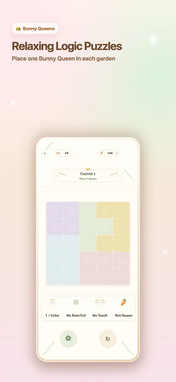 Bunny Queens: Logic Puzzle
