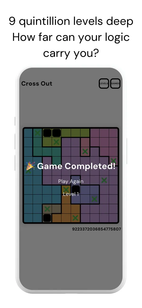 Cross Out: Logic Puzzle Game