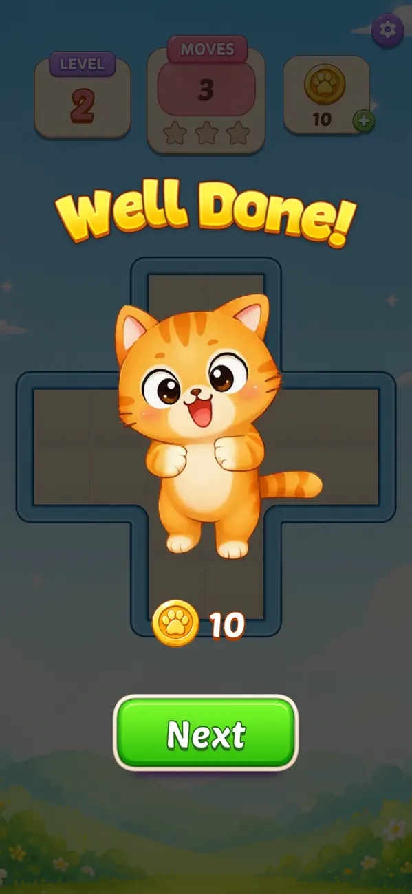 Drop The Kitty: Cat Puzzle