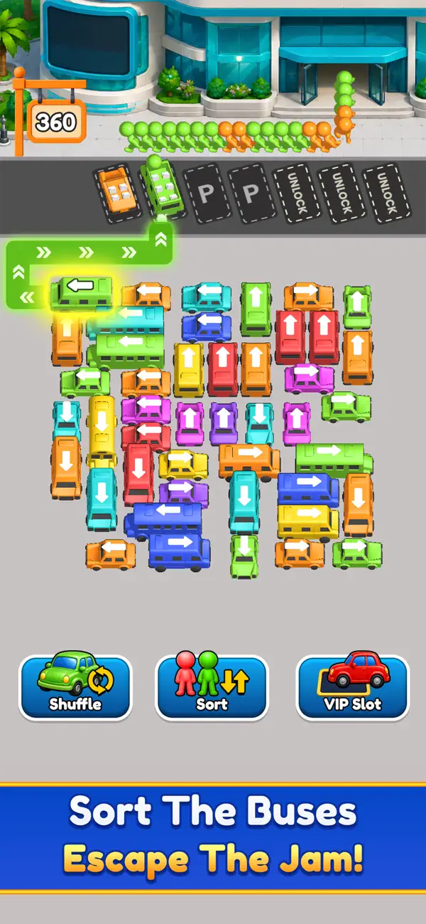Bus Rush: Parking Puzzle