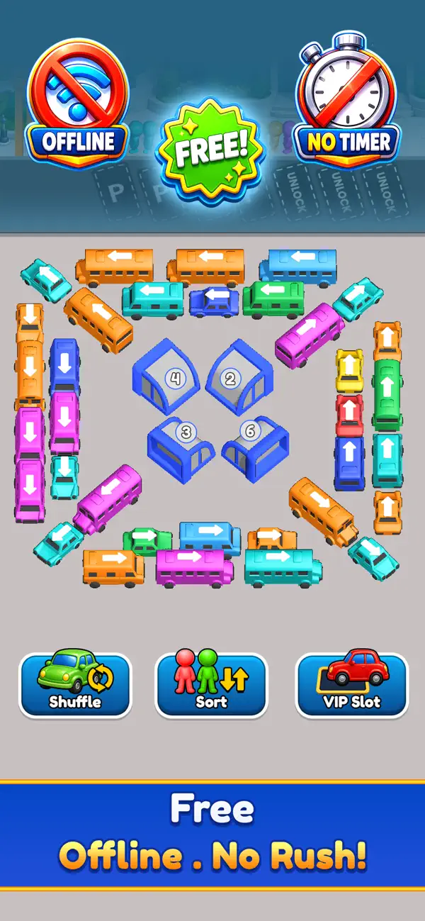 Bus Rush: Parking Puzzle