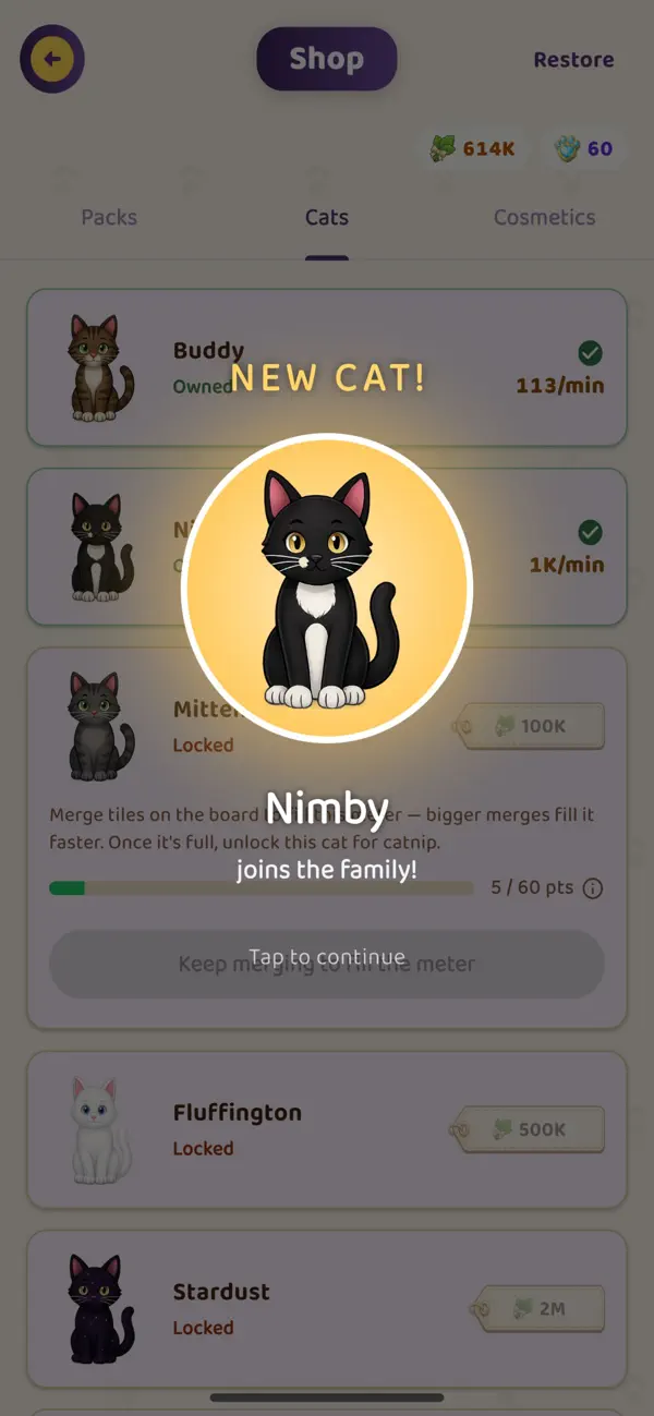 Paw Merge Idle