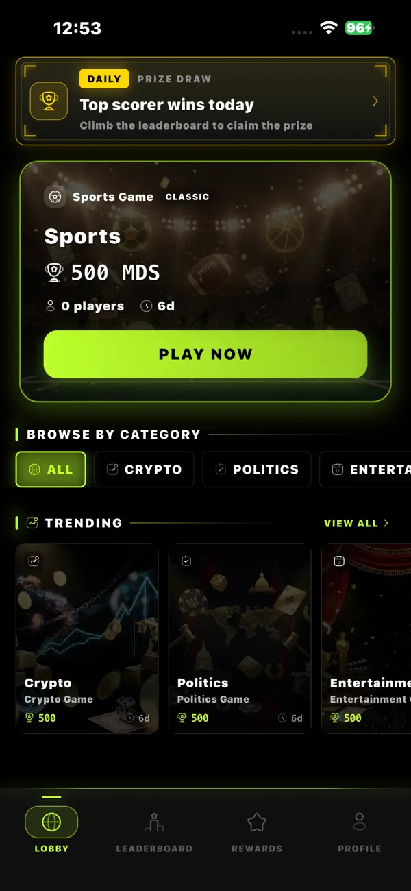 Medium: Predict & Win