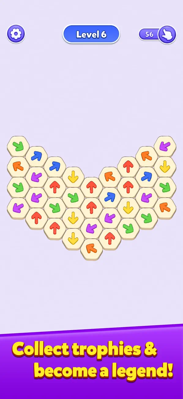 Arrow Clear: Hexa Arrow Puzzle