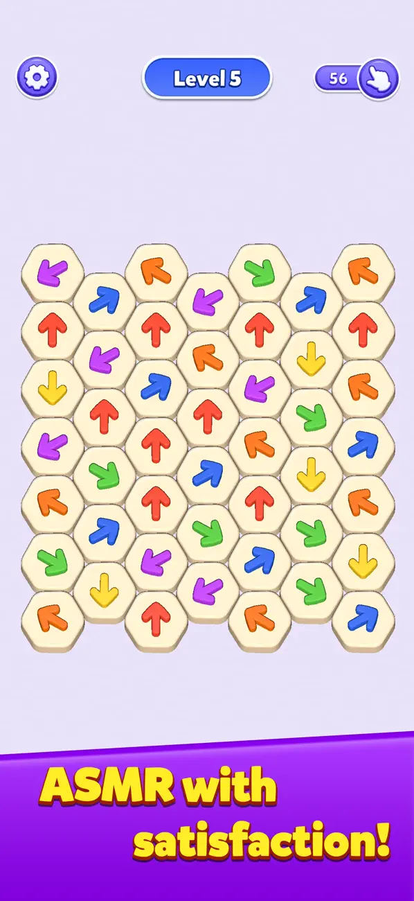 Arrow Clear: Hexa Arrow Puzzle