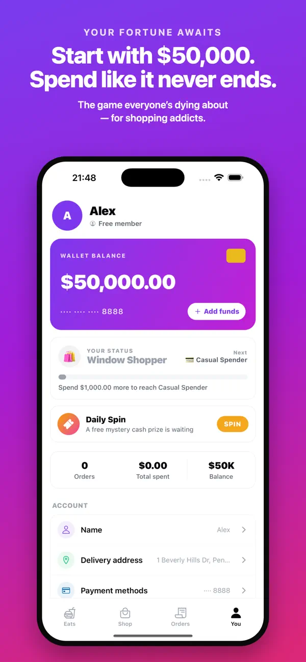 Splurge: Fake Rich Simulator