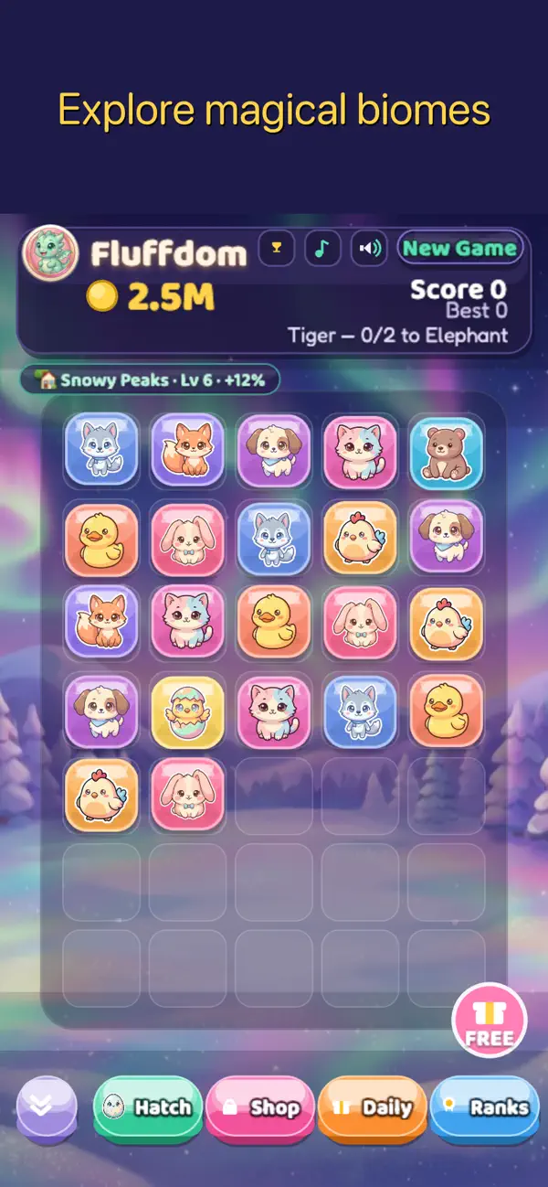 Fluffdom: Cozy Animal Merge