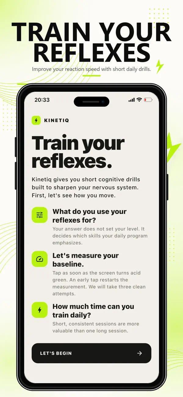 Kinetiq Reflex and Reaction
