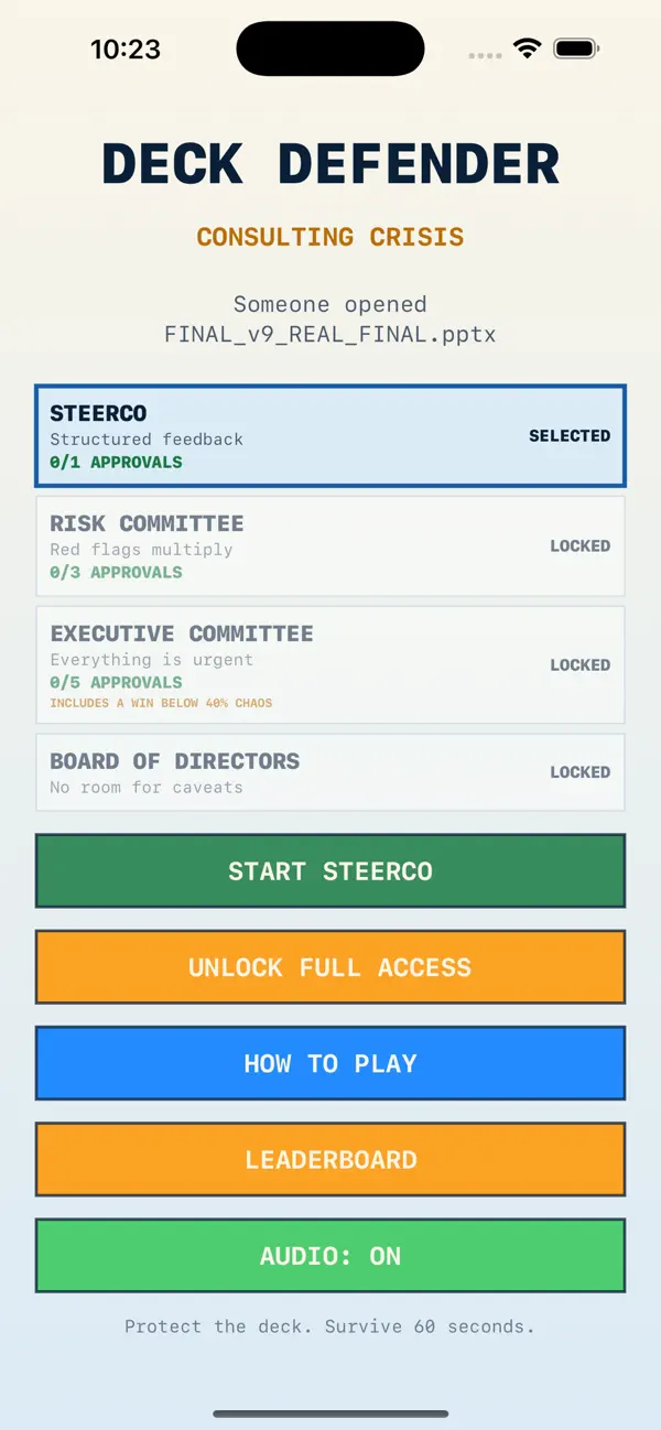 Deck Defender