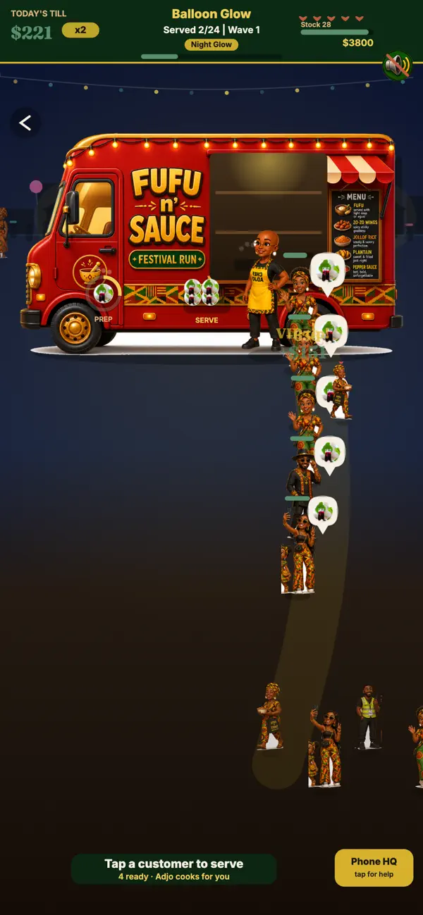 FUFU n' Sauce: Food Rush