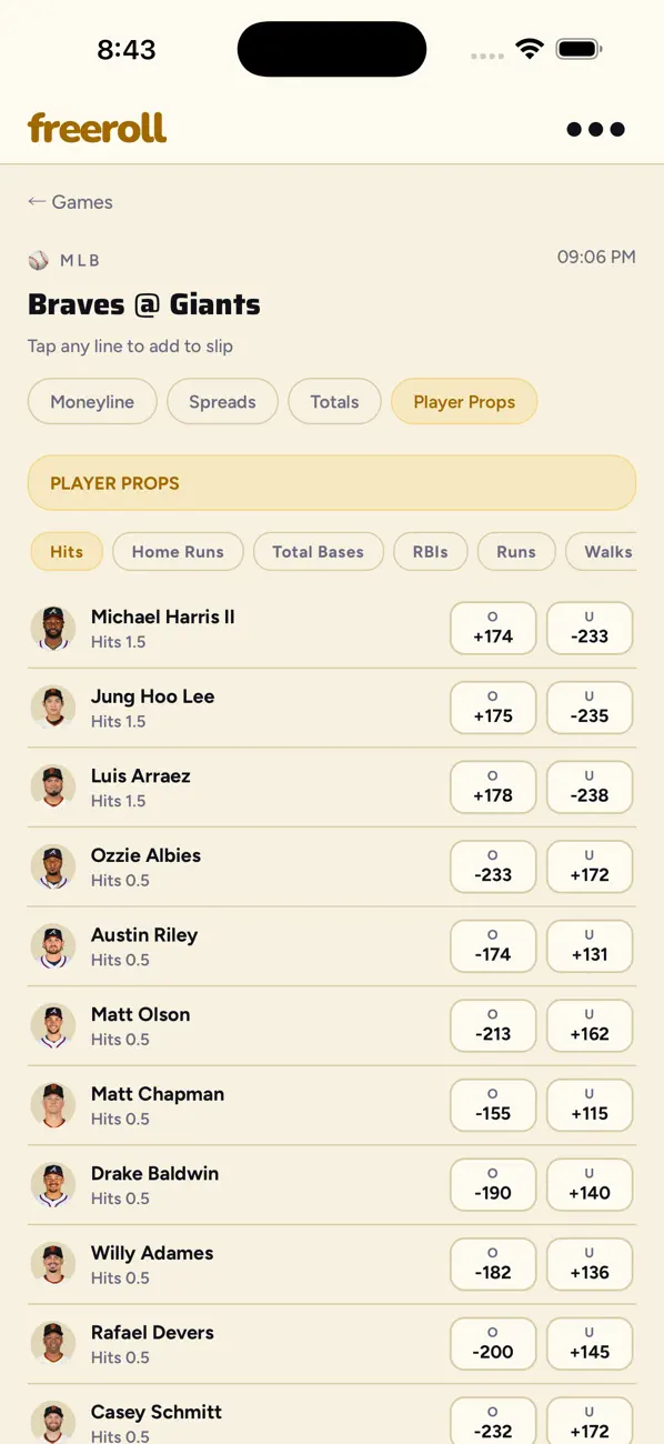Freeroll - Sports Picks
