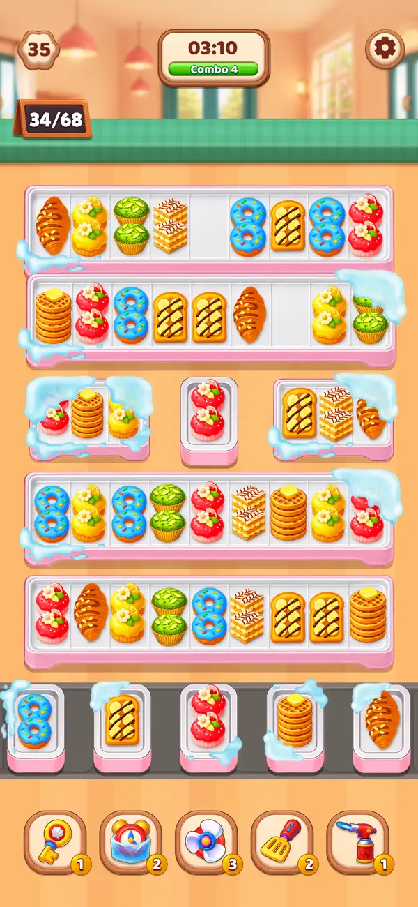 Cake Sorting: Food Puzzle