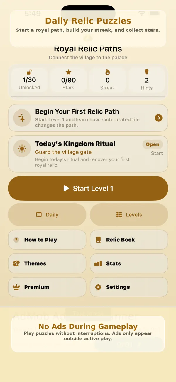 Royal Relic Paths