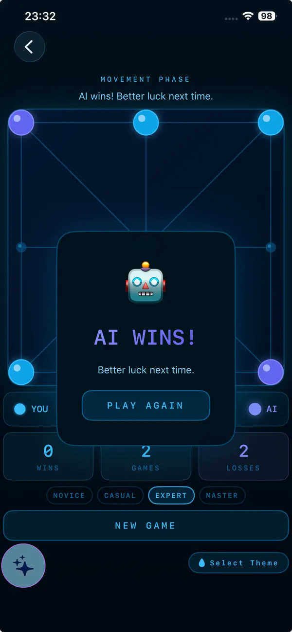 Tapatan Game