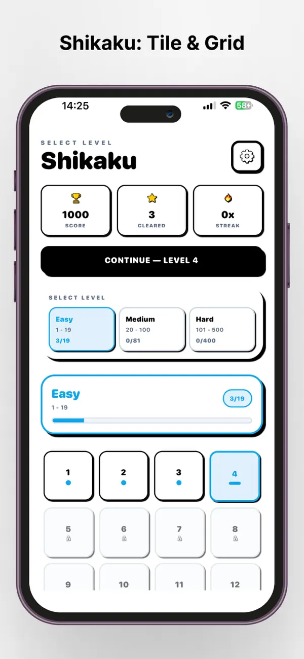 Shikaku: Tile & Grid