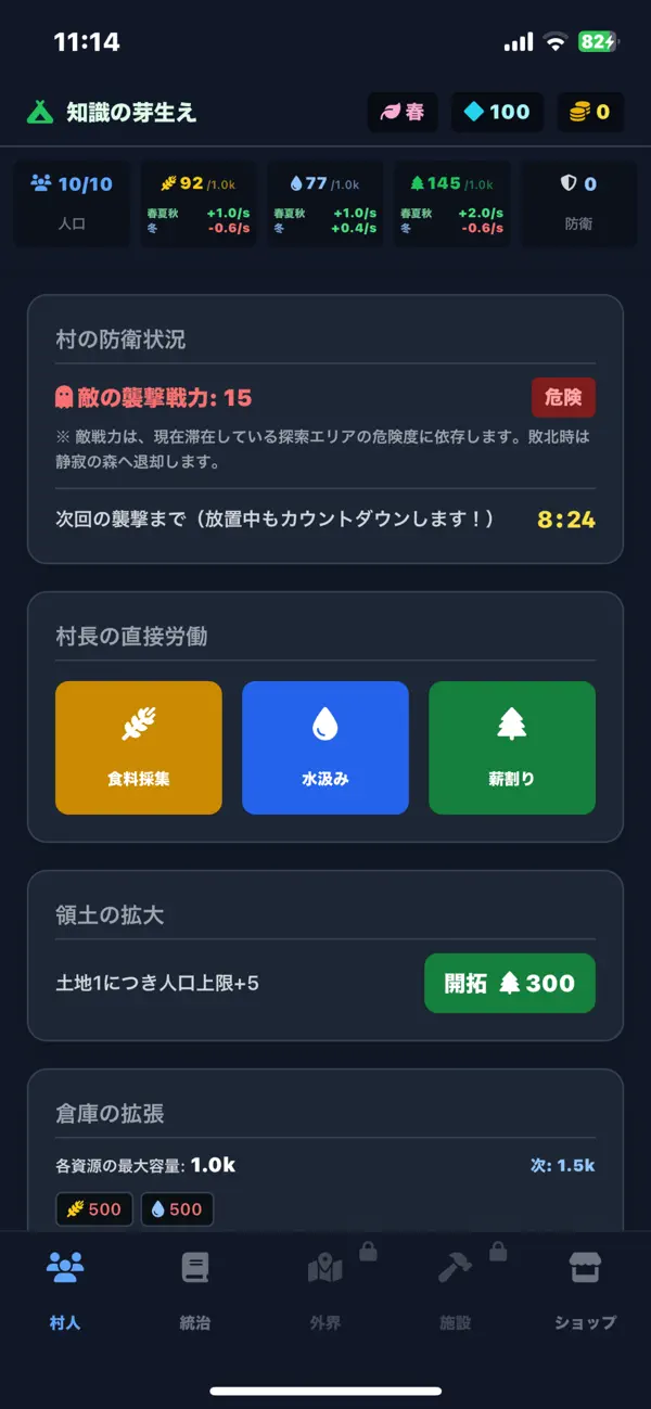 名もなき村の村長-放置村づくりサバイバル