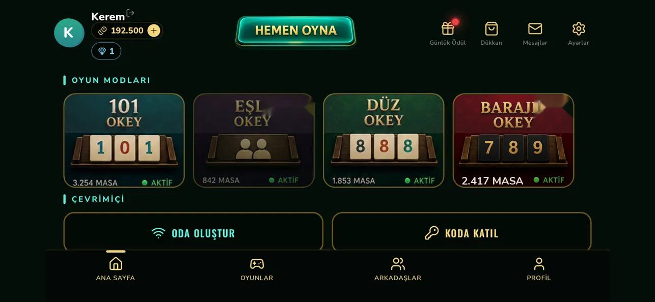 101 Okey Plus