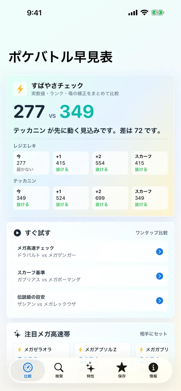 ポケバトル早見表