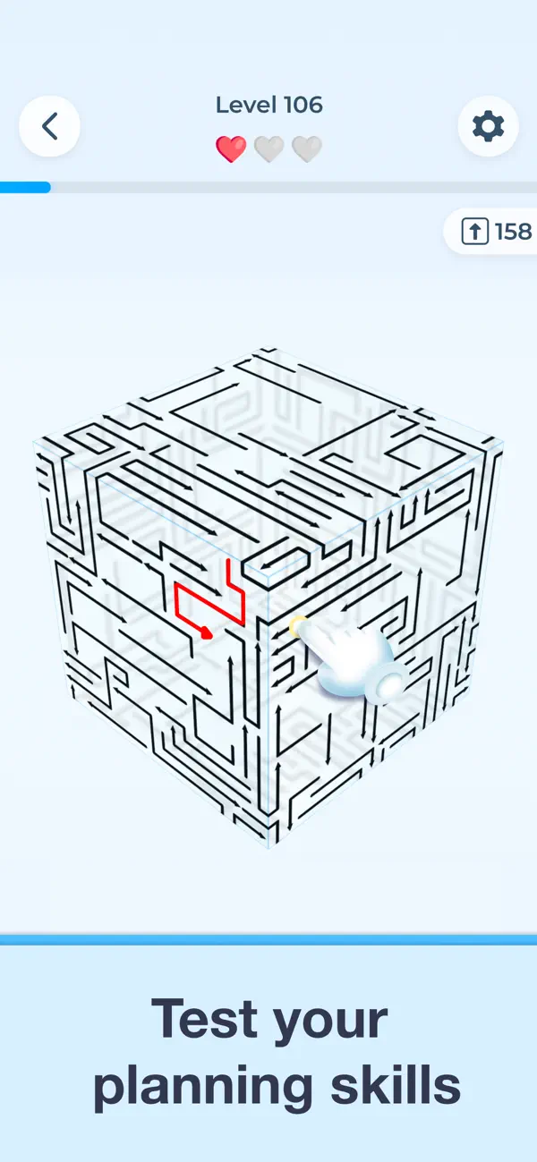 Arrow Cube 3D: Tap Away Puzzle