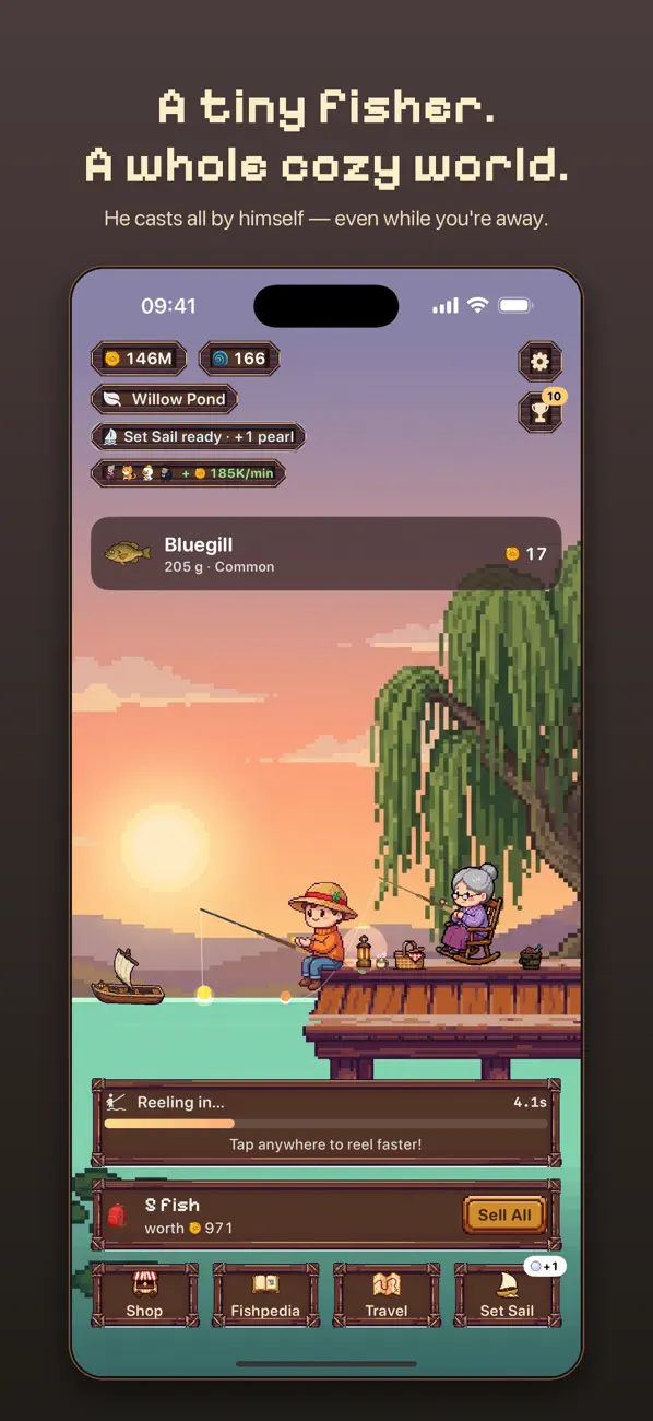 Reel Cozy: Idle Fishing Game