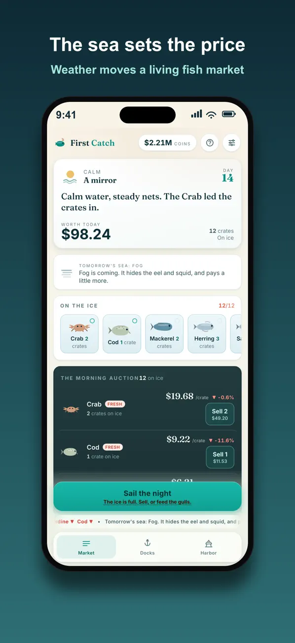 First Catch: Fish Market