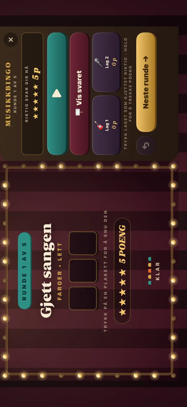 Music Bingo: Saturday Night