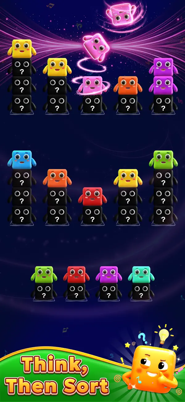 Singing Cubes Sort