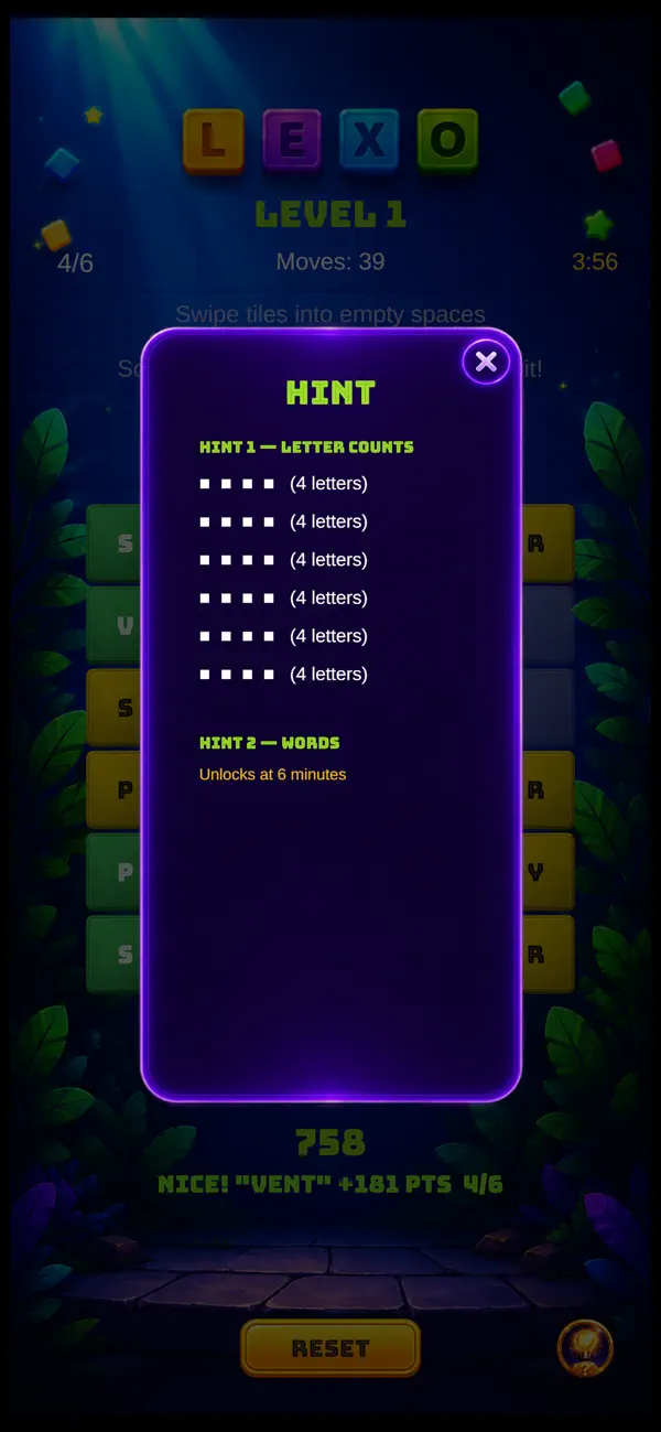 Lexo – Word Slide Puzzle