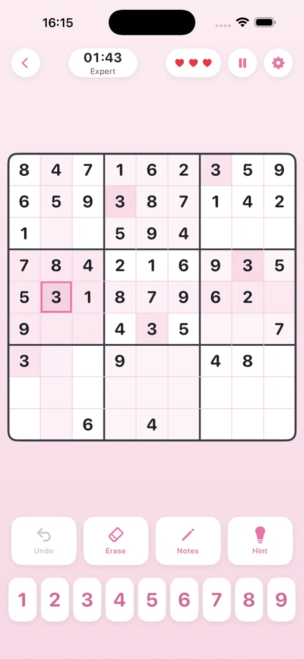 Sudoku — Classic Number Puzzle