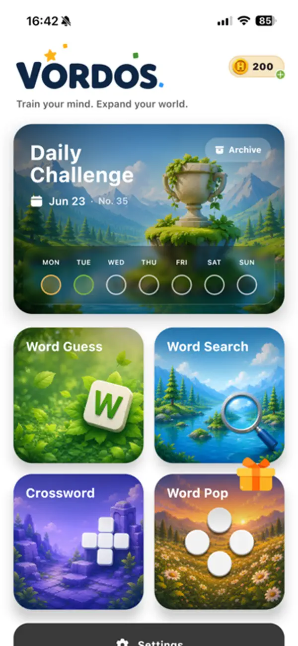 Vordos - Word & Crossword Game