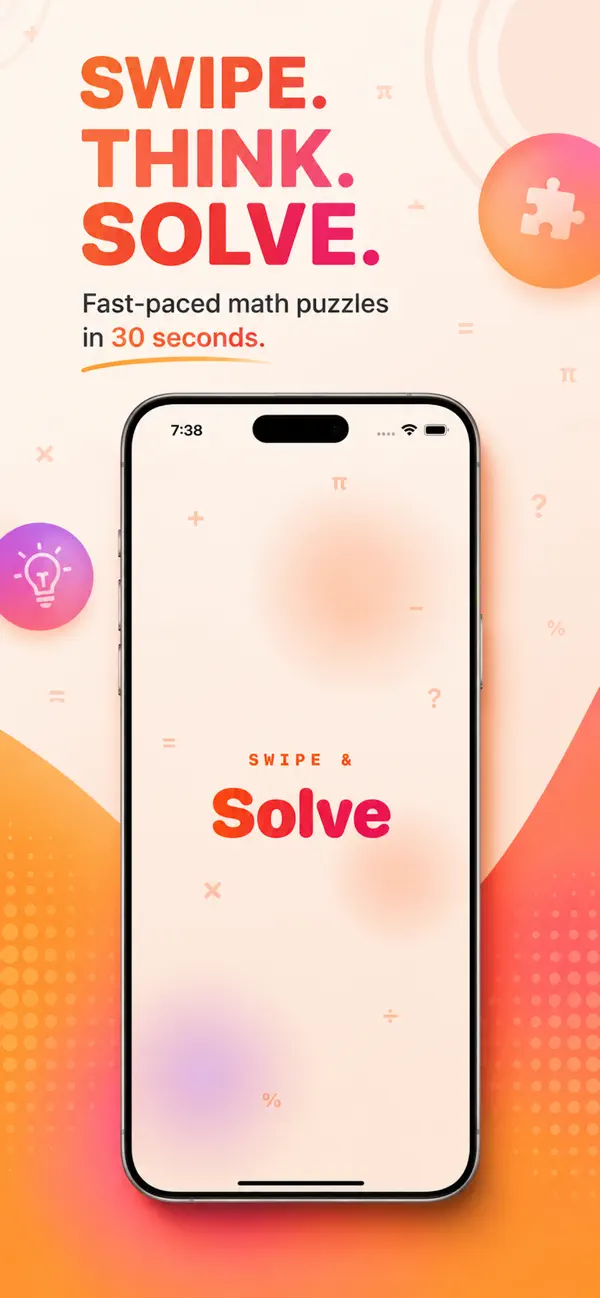 Swipe & Solve Math Puzzle