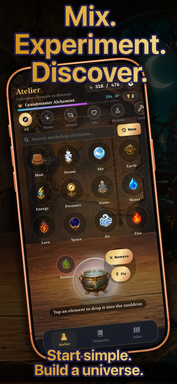 Alchemy Atlas: Merge & Craft