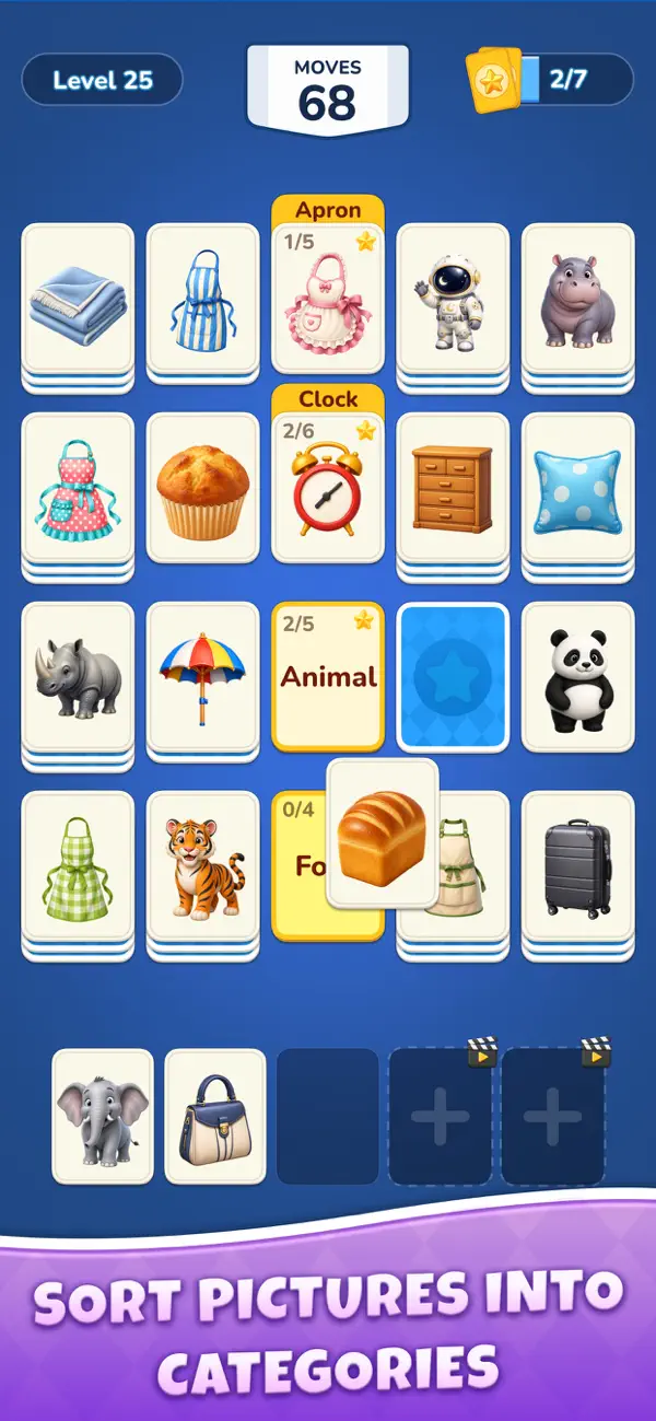 Solitaire Sort: Pictures & Fun