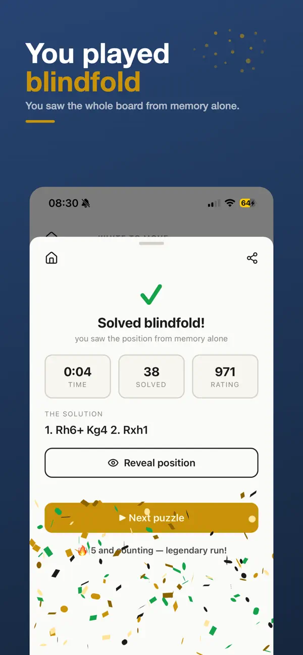 ChessBlind: Puzzles Chess