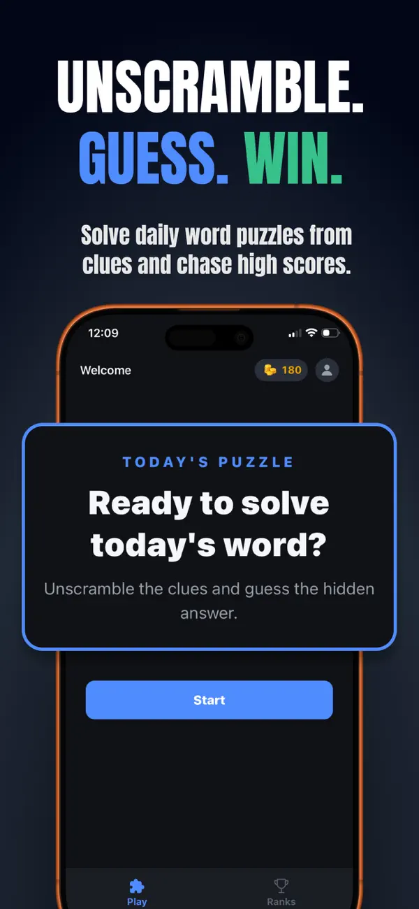 Almost: Guess the Mystery Word